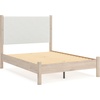 image:imageSignature Design by Ashley Cadmori King Upholstered Panel Bed TwoToneTwotone
