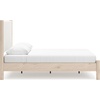 image:imageSignature Design by Ashley Cadmori King Upholstered Panel Bed TwoToneTwotone