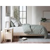 image:imageSignature Design by Ashley Cadmori Nightstand with Wireless Charging Replicated Marble Top and Engineered Wood Accent Bedside Table for Bedroom White and Beige 25 WWhite  Beige
