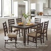 image:imageSignature Design by Ashley Caitbrook 7Piece Dining Set Gray WashBrown