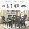 image:imageSignature Design by Ashley Caitbrook 7Piece Dining Set Gray WashDark Gray