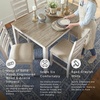 image:imageSignature Design by Ashley Caitbrook 7Piece Dining Set Gray WashWhitewash