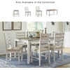 image:imageSignature Design by Ashley Caitbrook 7Piece Dining Set Gray WashWhitewash