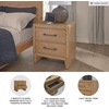 image:imageSignature Design by Ashley California King Panel Bed Frame with HeadboardNight Stand