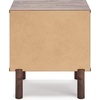 image:imageSignature Design by Ashley Calverson Nightstand with Drawer Dark BrownBrown