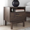 image:imageSignature Design by Ashley Calverson Nightstand with Drawer Dark BrownBrown