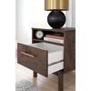 image:imageSignature Design by Ashley Calverson Nightstand with Drawer Dark BrownBrown