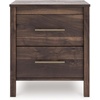 image:imageSignature Design by Ashley Calverson Nightstand with Drawer Dark BrownMocha