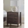 image:imageSignature Design by Ashley Calverson Nightstand with Drawer Dark BrownMocha
