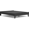 image:imageSignature Design by Ashley Calverson Queen Platform Bed Frame Mocha BrownBlack