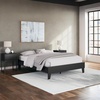 image:imageSignature Design by Ashley Calverson Queen Platform Bed Frame Mocha BrownBlack