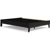 image:imageSignature Design by Ashley Calverson Queen Platform Bed Frame Mocha BrownBlack