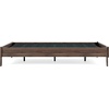 image:imageSignature Design by Ashley Calverson Queen Platform Bed Frame Mocha BrownDark Brown