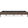 image:imageSignature Design by Ashley Calverson Queen Platform Bed Frame Mocha BrownDark Brown