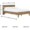 image:imageSignature Design by Ashley Calverson Queen Platform Bed Frame Mocha BrownHoney Brown