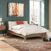 image:imageSignature Design by Ashley Calverson Queen Platform Bed Frame Mocha BrownHoney Brown