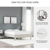 image:imageSignature Design by Ashley Calverson Queen Platform Bed Frame Mocha BrownLight Beige