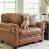 image:imageSignature Design by Ashley Carianna Oversized Leather Accent Chair Caramel