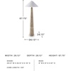 image:imageSignature Design by Ashley Carlsbad Beach Casual Weather and UV Resistant Outdoor SofaChairsTable with 2 Accent Pillows Set of 4 Gray amp Light Brown