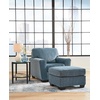 image:imageSignature Design by Ashley Cashton Oversized Accent Chair Blue Arm ChairBlue