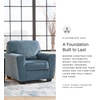 image:imageSignature Design by Ashley Cashton Oversized Accent Chair Blue Arm ChairBlue