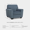 image:imageSignature Design by Ashley Cashton Oversized Accent Chair Blue Arm ChairBlue