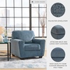 image:imageSignature Design by Ashley Cashton Oversized Accent Chair Blue Arm ChairBlue