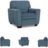 image:imageSignature Design by Ashley Cashton Oversized Accent Chair Blue Arm ChairBlue