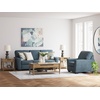 image:imageSignature Design by Ashley Cashton Oversized Accent Chair Blue Arm ChairBlue
