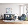 image:imageSignature Design by Ashley Cashton Oversized Accent Chair Blue Arm ChairBlue