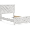 image:imageSignature Design by Ashley Cayboni Whitewash King Panel Bed FrameFull Panel Bed