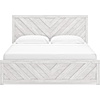 image:imageSignature Design by Ashley Cayboni Whitewash King Panel Bed FrameKing Panel Bed