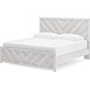 image:imageSignature Design by Ashley Cayboni Whitewash King Panel Bed FrameKing Panel Bed