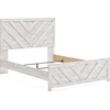 image:imageSignature Design by Ashley Cayboni Whitewash King Panel Bed FrameQueen Panel Bed