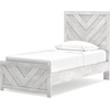 image:imageSignature Design by Ashley Cayboni Whitewash King Panel Bed FrameTwin Panel Bed