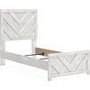 image:imageSignature Design by Ashley Cayboni Whitewash King Panel Bed FrameTwin Panel Bed