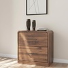 image:imageSignature Design by Ashley Chadworth Contemporary 2Drawer Nightstand Warm Brown