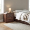 image:imageSignature Design by Ashley Chadworth Contemporary 2Drawer Nightstand Warm Brown