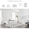 image:imageSignature Design by Ashley Chalanna Contemporary Chest of Drawers with FeltLined Top Drawer LED Lighting and Glamorous Details White