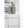 image:imageSignature Design by Ashley Chalanna Contemporary Chest of Drawers with FeltLined Top Drawer LED Lighting and Glamorous Details White