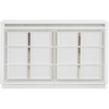image:imageSignature Design by Ashley Chalanna Contemporary Dresser with 6 Drawers Builtin LED Lighting Rhinestone Details Wood White 64 W x 20 D x 3875 H
