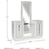 image:imageSignature Design by Ashley Chalanna Queen Upholstered Storage Bed WhiteGlam