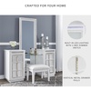 image:imageSignature Design by Ashley Chalanna Queen Upholstered Storage Bed WhiteGlam