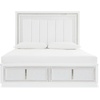 image:imageSignature Design by Ashley Chalanna Queen Upholstered Storage Bed WhiteKing Upholstered Storage Bed
