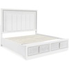 image:imageSignature Design by Ashley Chalanna Queen Upholstered Storage Bed WhiteKing Upholstered Storage Bed
