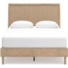 image:imageSignature Design by Ashley Cielden Queen Bed Frame Replicated Cane