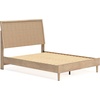 image:imageSignature Design by Ashley Cielden Queen Bed Frame Replicated Cane