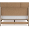 image:imageSignature Design by Ashley Cielden Queen Bed Frame Replicated Cane