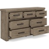 image:imageSignature Design by Ashley Contoura 7Drawer Dresser Light Brown