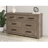 image:imageSignature Design by Ashley Contoura 7Drawer Dresser Light Brown